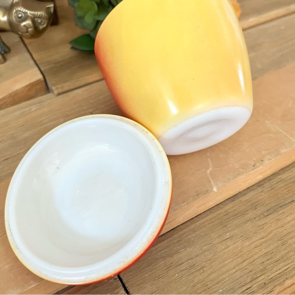 Vintage Hazel Atlas Ombre Apple Jam Jar 4” - Picture 6 of 6